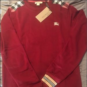 Men’s Burberry sweater.  New with tags. Size xl